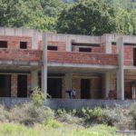 Chantier de maison inachevé